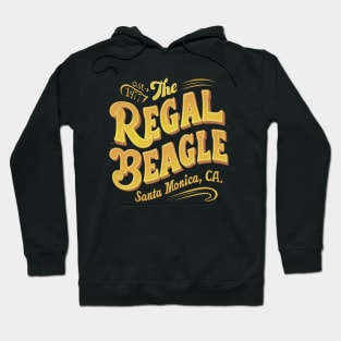 Distressed The regal beagle santa monica Hoodie